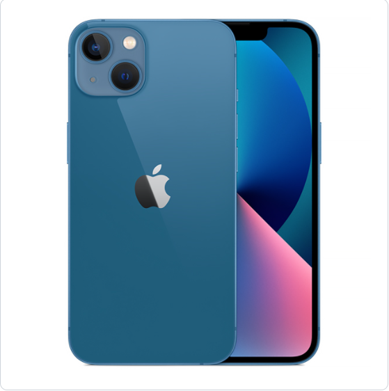 Apple iPhone 13 A2482 512GB Super Retina XDR de 6.1" Dual de 12MP / 12MP - Azul